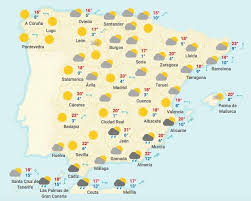 El Tiempo Del Miercoles Mejoran Las Temperaturas En Toda Espana Con Alguna Lluvia Y Viento En En Estrecho Teaching Map