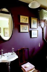 Dark purple bathroom purple bathrooms dream bathrooms dream rooms bedroom lighting a purple bathroom? We Want To Move Into Farrow Ball S Dreamy Fall Editorial Shoot Dark Purple Bathroom Purple Bathrooms Dark Purple Bedrooms