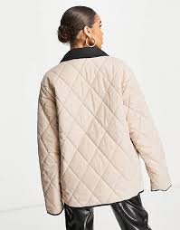 Night Addict Oversized Reversible Quilted Coach Jacket Asos
