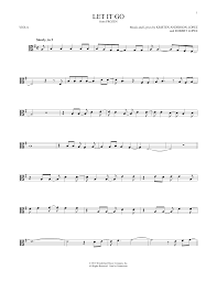 August 31, 2018leave a comment. Let It Go From Frozen Viola Solo Print Sheet Music Now