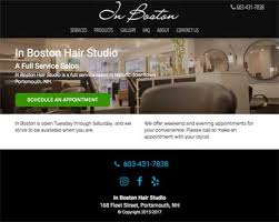 Since heidi white opened the doors, the salon has been booming with happy clients and has earned a great business you can find vanity hair studio amidst many beautiful hotels near the center of picturesque downtown portsmouth, nh. In Boston Hair Studio Website Design And Development Nh Web Design Seo Andre Gagnon Wordpress Web Development