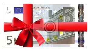 Maybe you would like to learn more about one of these? 50 Euro Schein Mit Roter Schleife Leinwandbilder Bilder 50 Euro Schleifenband Muttertag Myloview De