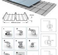 AS Kliplok Metal Roof Solar Mounting System