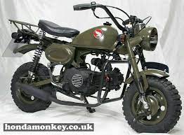 Honda Monkey Military Mini Bike Mini Motorbike Moto Bike
