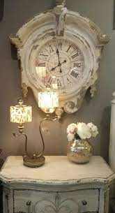 Extra, extra large retro shabby chic wall clock. L Oeil De Boeuf Clock Shabby Chic Wall Decor Shabby Chic Furniture Diy Shabby Chic Decor