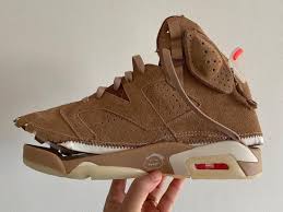 4) fülle das untenstehende raffle formular vollständig aus. Travis Scott Jordan 6 British Khaki Pants Novocom Top