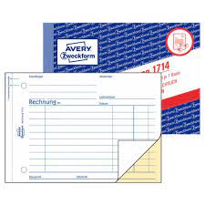Damit stellen sie die steuerliche anerkennung beim rechnung schreiben sicher. Avery Zweckform Rechnung Formularbucher Gunstig Online Kaufen Office Discount