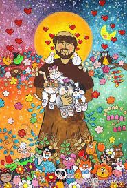 Biografia Imagen De San Francisco De Asis Mis Amigos Pintores Andreza Katsani San Francisco De Asis Francisco De Asis Oracion De San Francisco