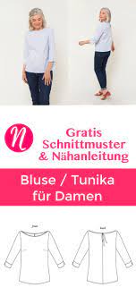 Bluse schnittmuster schnittmuster kostenlos oberteile kleid freebook sweatshirt kleid winterkleid selber nähen kinderkleidung schnittchen. Damen Bluse Und Tunika Gratis Pdf Schnittmuster Mit Ausfuhrliche Anleitung In Xs Xxl Nahtale Schnittmuster Bluse Damen Bluse Schnittmuster Schnittmuster