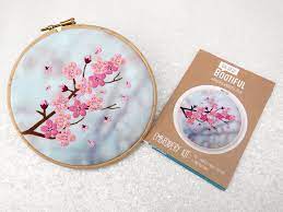 Easy to follow instructions tell how to transfer patterns for cornflowers. 20 Floral Embroidery Patterns
