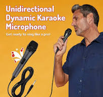 Amazon.com: Singing Machine Wired Microphone for Karaoke ...