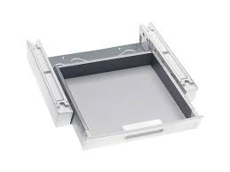 Plenty of storage space in the drawer with push/pull function. Miele Wtv 417 Washer Dryer Stacking Kit