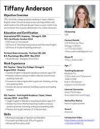 Example (for a recent grad):. English Teacher Example Of Resume For Teacher The Spirit Of Curriculum Vitae