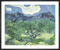 The Olive Trees 1889 Art Print By Vincent Van Gogh King Mcgaw Van Gogh Olive Trees Vincent Van Gogh Van Gogh Paintings