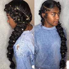 Pin By Brittney B On Braids N Locs Braided Hairdo Prom Hairstyles For Black Girls Hair Styles