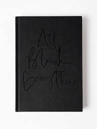 All Black Everything Coffee Table Book Coffee Table Book Layout Coffee Table Book Design Coffee Table Books