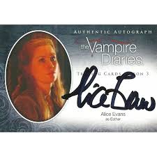 We did not find results for: Alice Evans Signed Trading Card The Vampire Diaries