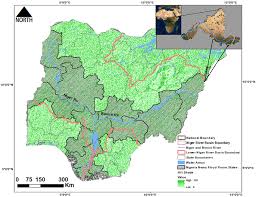 Map showing the boundaries of the Lower Niger River Basin in Nigeria... |  Download Scientific Diagram