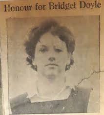 1968 Bridget Doyle who was selected Player Of The Match in the All Ireland  Senior Camogie Final.