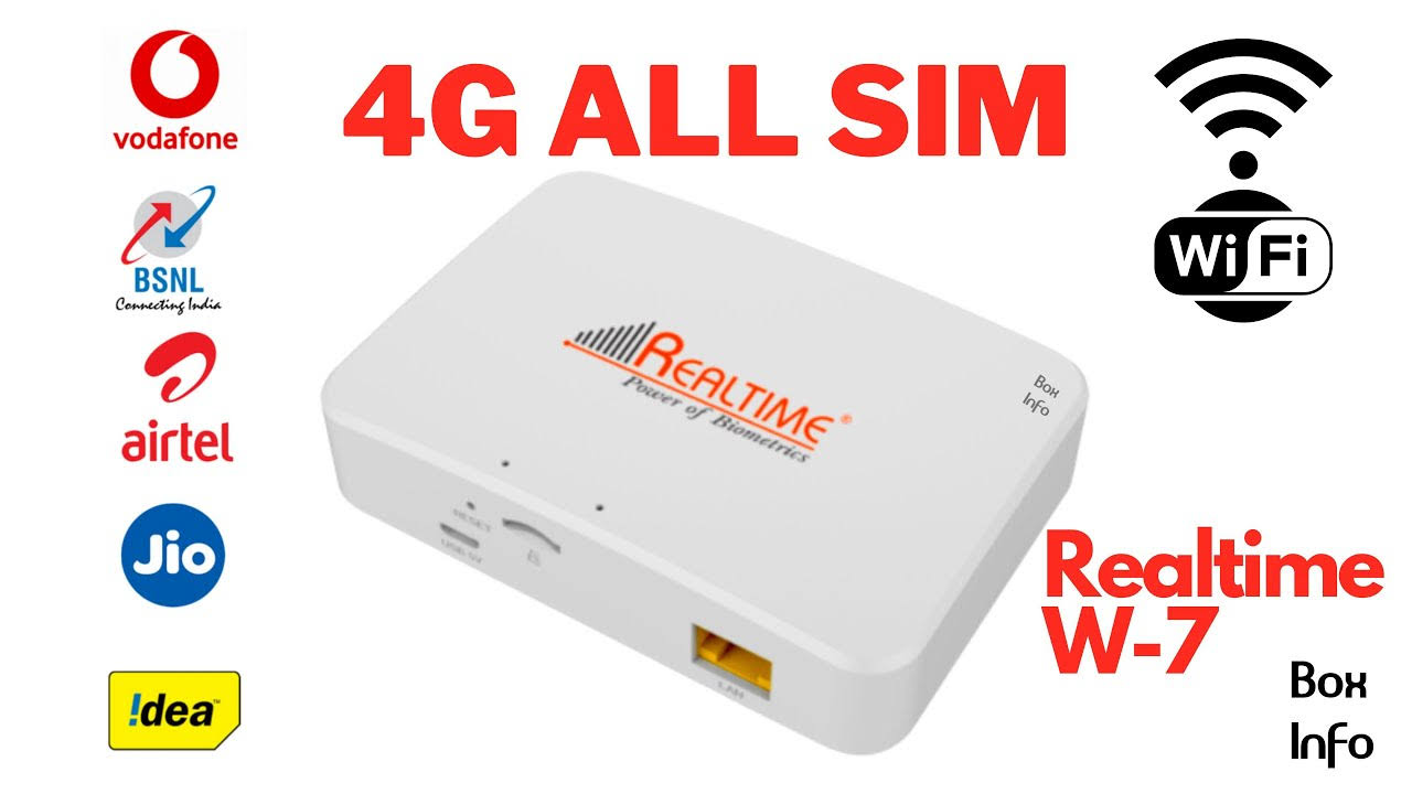 Realtime 4g wifi router product image