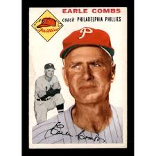 Earle Combs Memorabilia, Autographed Earle Combs Collectibles