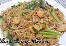 Resep Bihun Goreng Medan Oleh Melz Kitchen Recipe Tumis Udang Telur Orak Arik