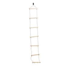 Swing Slide Climb 2080mm 7 Rung Rope Ladder Swing And Slide Rope Ladder Climbing Rope