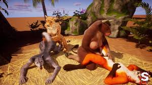 毛皮のような女の子のレズビアン乱交は、野生動物のセックスでジェットでカミングすることになります