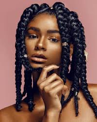 Colored or black, they frame your face. 6 Eye Catching Big Braids Styles That Ll Help Stylishly Protect Your Natural Hair