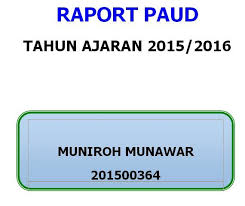 Contoh catatan guru di raport tk. Dokumen Download Contoh Raport Paud Terbaru Tahun Ajaran 2016 2017 Format Microsoft Word Doc Pendidikan Anak Usia Dini Belajar Buku