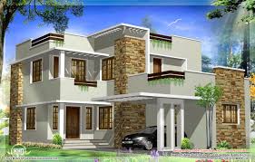 Square Feet Modern House Elevation Kerala Home Design Resourcedir Square Feet Mod Kerala House Design Modern Small House Design House Design Pictures