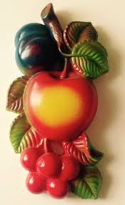 Stack counters and shelves high up on the walls, and try to find innovative what kind of kitchen decor should i choose? 4 Fruit Pictures Apples Plums Pears Cherries Kitchen Wall Decor Hanging Plaques Home Decor Home Decor Plaques Signs