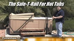 Guardian hot tub handrail is the sturdy, easy to install spa safety rail. Hot Tub Spa Safety Rail Product Review Safe T Rail Poolandspa Tv Youtube