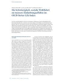 The oecd better life index also provides pages with analysis at the country and dimension level, giving people an opportunity to examine rankings and find examples of better policies for better lives. Die Schwierigkeit Soziale Wohlfahrt Zu Messen Einbettungseffekte Im Oecd Better Life Index Veroffentlichung Ifo Institut
