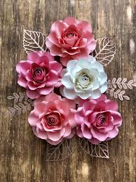 Cut your clovers to be 1.5 each. Pink Paper Roses Paper Roses Diy Cardstock Flowers Paper Flowers
