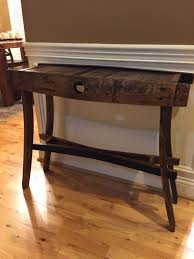 Bourbon Barrel Entry Table Barrel Furniture Wine Barrel Furniture Barrel Decor