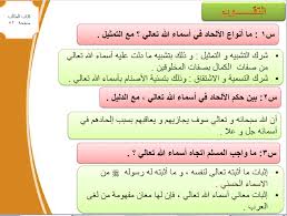 ما واجب المسلم اتجاه أسماء الله تعالى المكتبة التعليمية