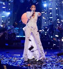 Photogallery of jennifer lopez updates weekly. Jennifer Lopez Galia Lahav Jumpsuit On New Year S Eve Popsugar Fashion