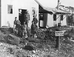 Australian soldiers at a bomb site in Darwin, World War II | naa.gov.au