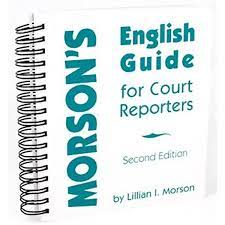 Wanted stenovations lightspeed needs to work properly, accessories included such as cables, manuals, memory card, case/cover, etc. Morson S English Guide For Court Reporters Morson Lillian I 9780965793209 Amazon Com Books