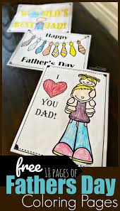 This father's day colour pop colouring card has a lovely bright blue gingham background. Free Fathers Day Coloring Pages