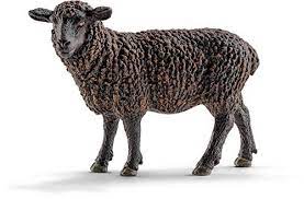 Schleich Black Sheep Toy Figure 4 24 Hand Painted Highly Detailed Made Of High Quality Plastic Black Sheep Schleich Farm Animal Toys