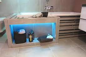 Die installation ist einfach und schnell zugleich! Nische Schluter Systems
