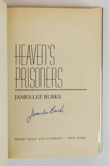 HEAVEN'S PRISONERS Signed | James Lee Burke | First Edition, First Printing
