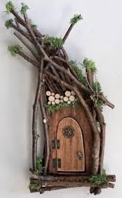 Fairy Door Handcrafted By Olive Olive Nature Folklore In 2020 Diy Fairy Door Fairy House Diy Fairy Garden Furniture