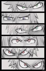 Midoriya Izuku Iida Tenya Todoroki Shouto Uraraka Ochako Bakugou Katsuki Kirishima Eijirou Anime Eyes My Hero My Hero Academia Manga