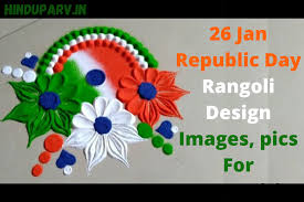 National voters day, national tourism day. 26 Jan Republic Day 2021 Rangoli Design Images Pics For Competition