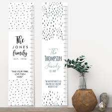 personalised family height charts growth charts stuff for mums dads stuff for the home and mums dads