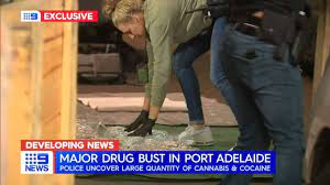 $338m of cocaine seized by us coast guard, offloaded in san diego. 9 News Adelaide Major Drug Bust At Port Adelaide Facebook