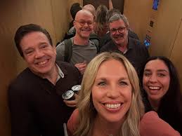 So 5 prophets walk into an elevator…. 😆. Love these friends. It's such a  gift to serve Jesus with people you love! 👏❤️🔥 (missing you Hayley—  tomorrow!)